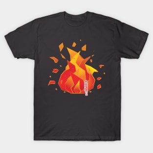 Fire Geometric T-Shirt